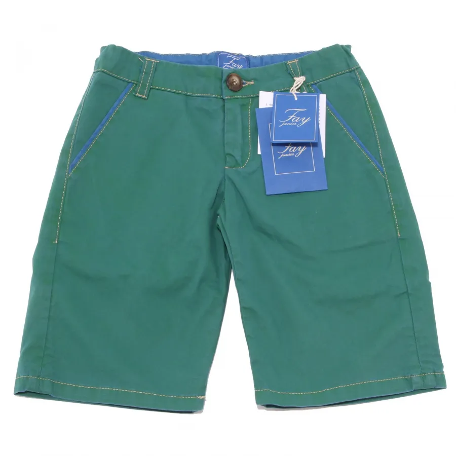 9512S bermuda bimbo FAY verde pantalone corto short pant kid