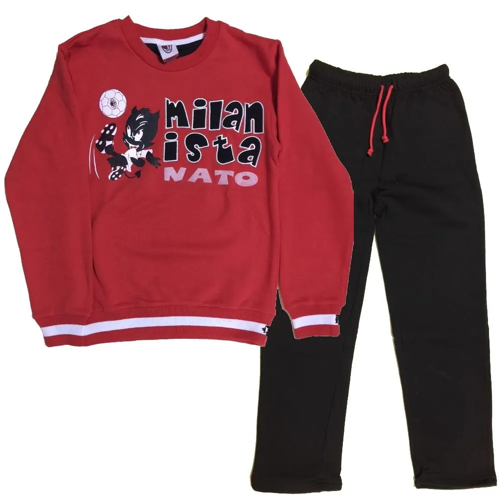 ACM 1899 Milan Bambino Pigiama Tuta Felpata PS 05086