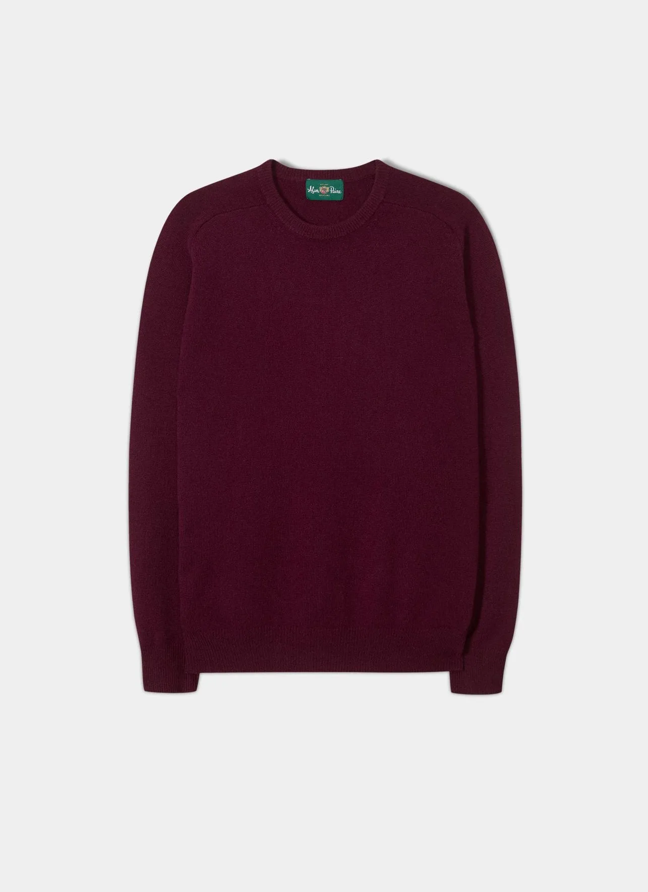 Alan Paine Bordeaux Lambswool Sweater