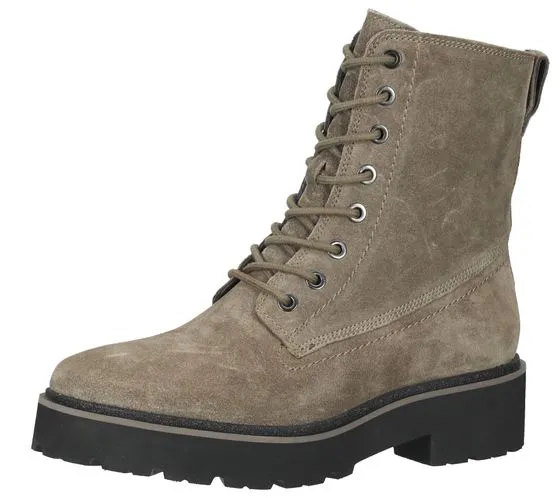 Ara Bologna women's leather high boots with glittery slim trim brown