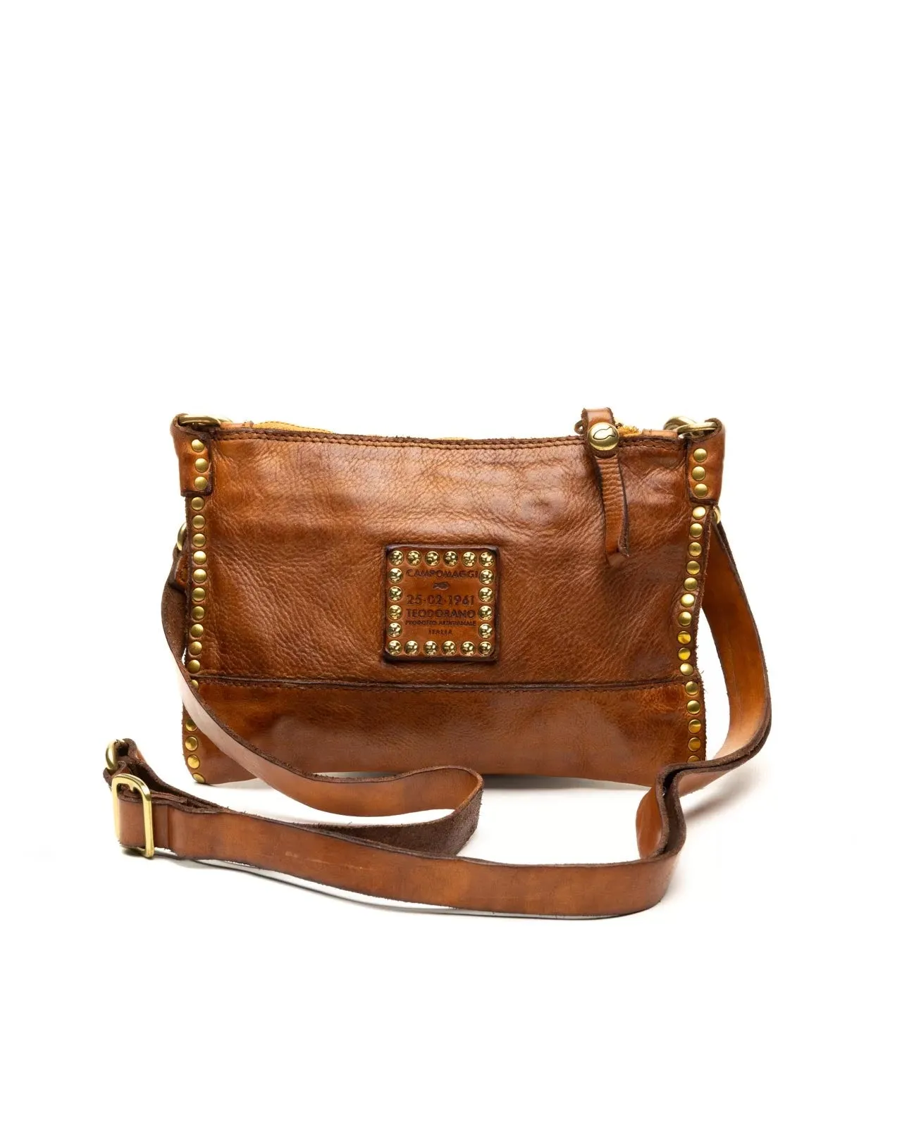 Borsa a tracolla Kura cognac