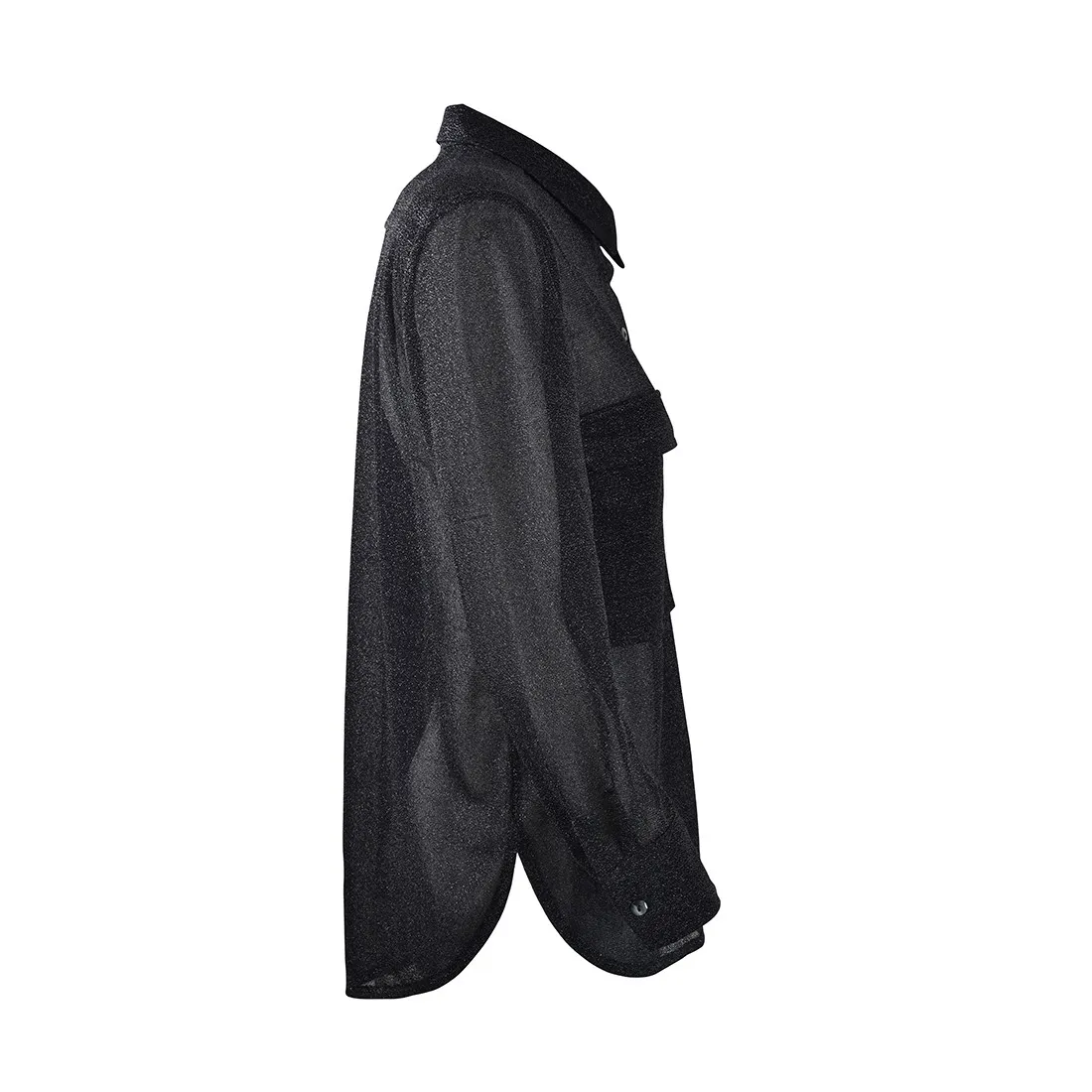 Shimmery MABEL BLACK LUREX Shirt