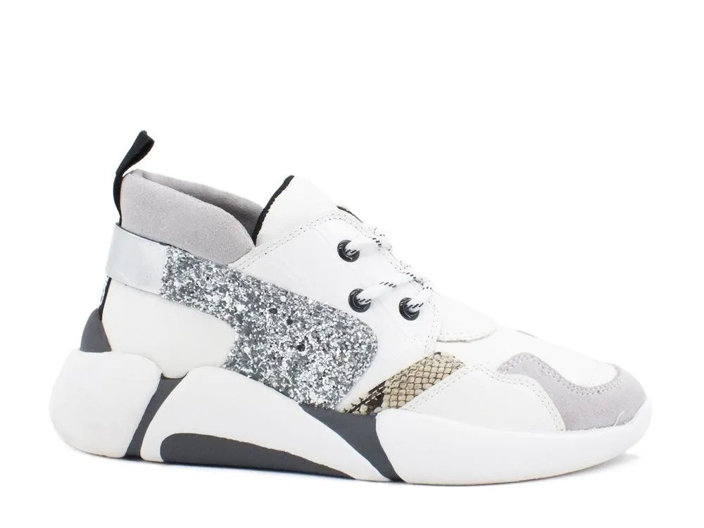 COLORS OF CALIFORNIA Glitter Running Sneakers in White HC.SPEEDO34