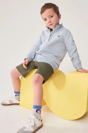 Crew Clothing 100% Cotton Half Zip Sweater