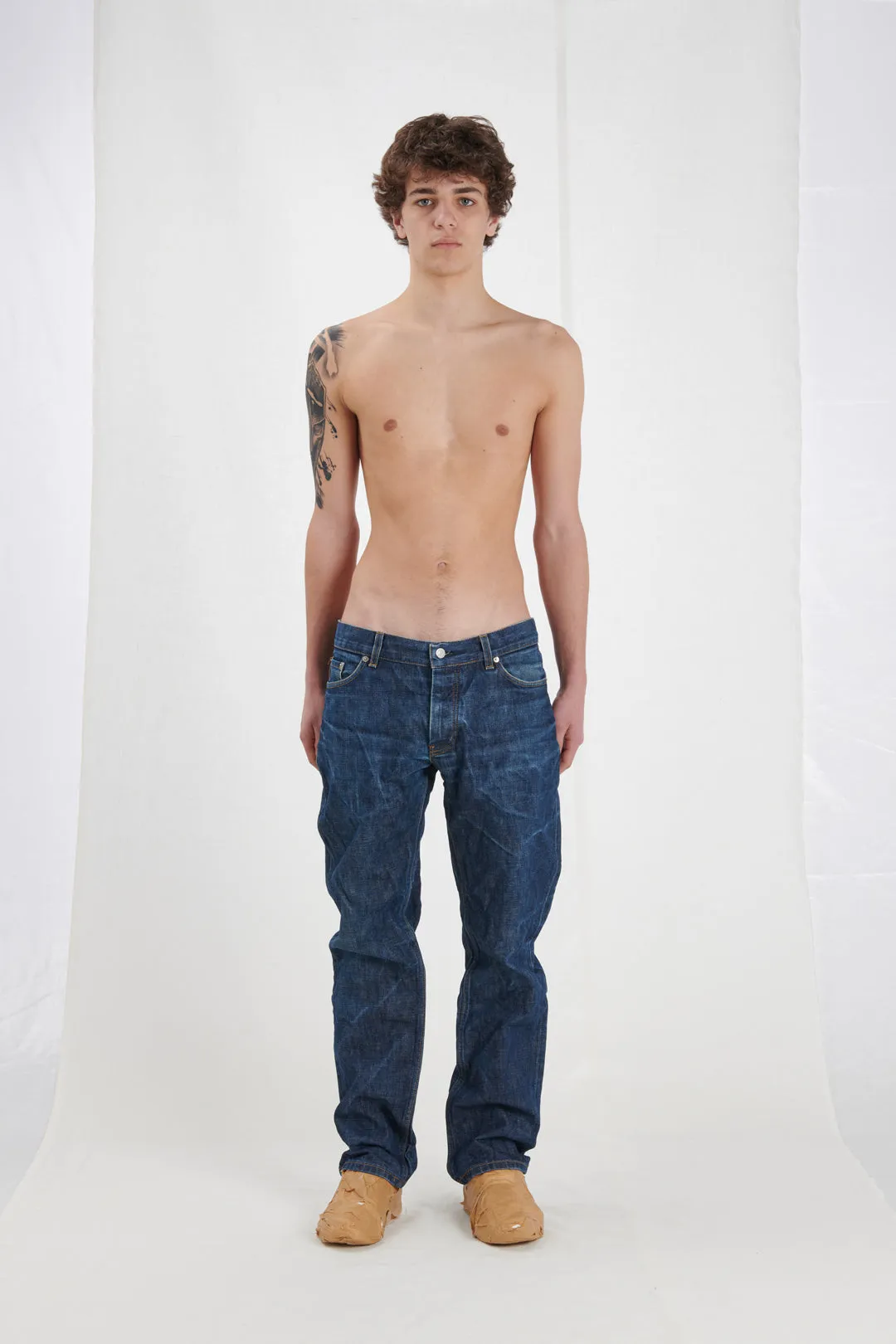 Dark Blue Helmut Lang Jeans.