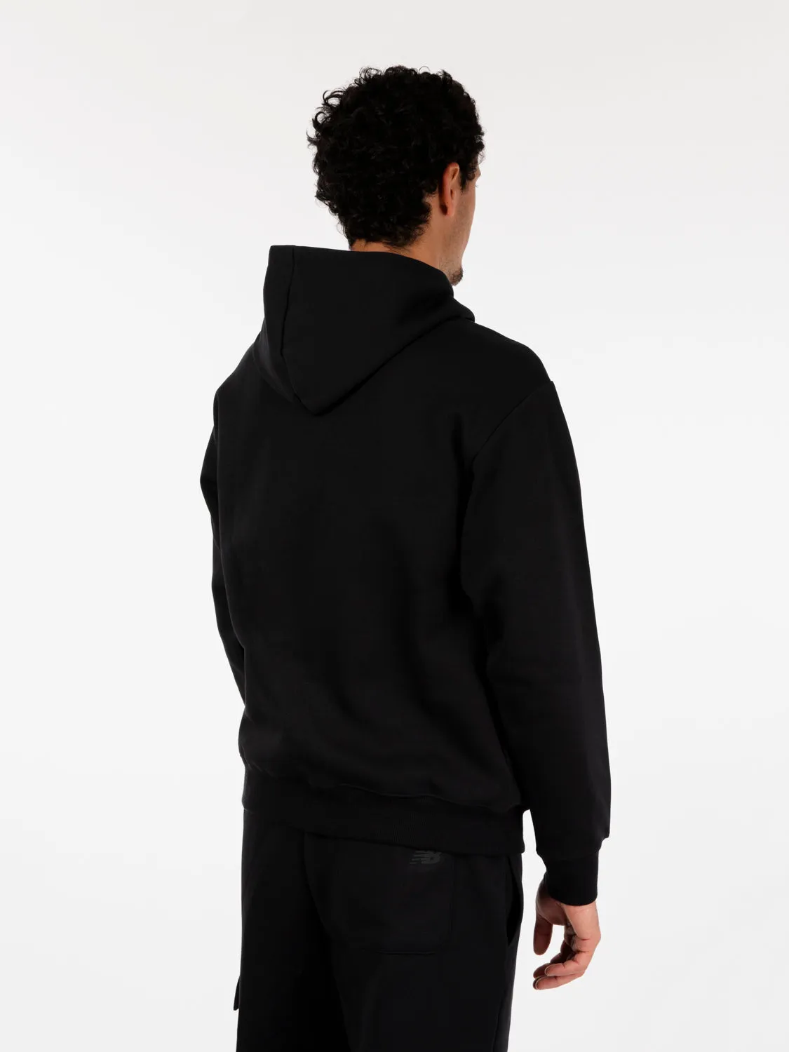 Graphic Hoodie in Black with Shifted Design