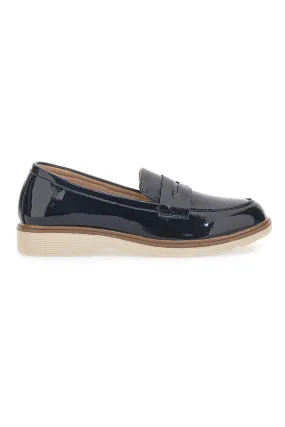 LE HAVRE PARIS Black Patent Loafers Le Havre Paris 526819