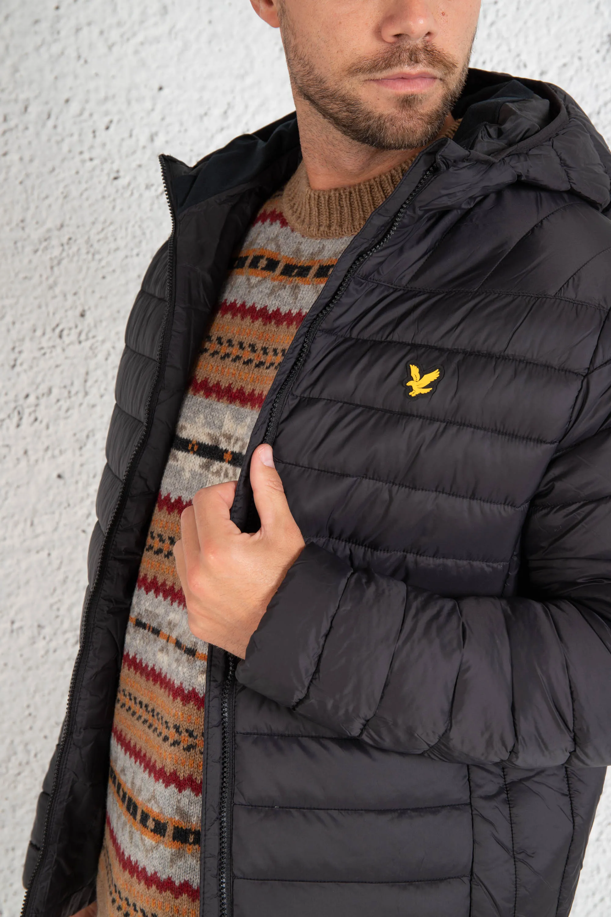 Lyle & Scott 100g Invernale Impermeabile Nero Uomo