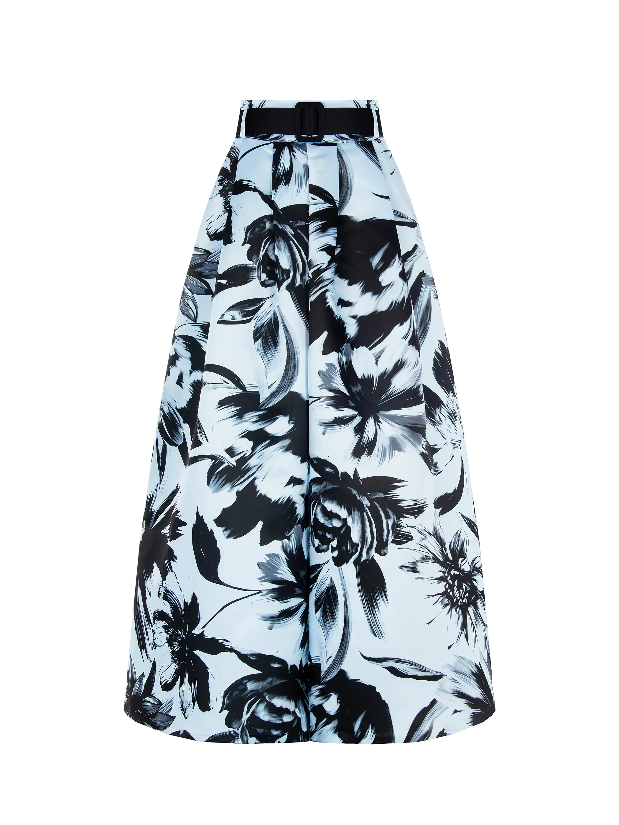 Maxi Floral Duchesse Print Skirt
