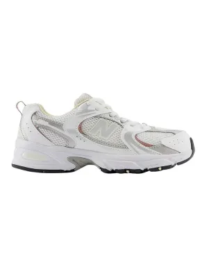 New Balance 530 White and Silver Sneakers