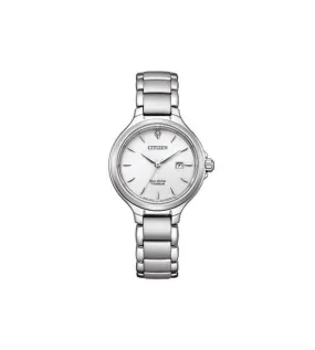Orologio Solo Tempo Super Titanio Donna Citizen Eco Drive bianco ew2681-81a