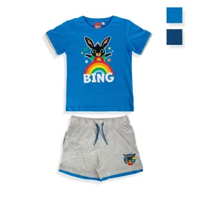 Short kids' pajama set Bing with cotton t-shirt and shorts 5200