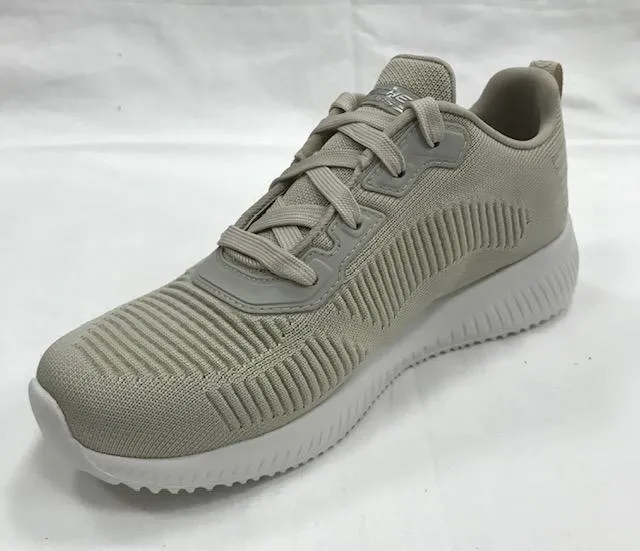 Skechers Women's Bobs Squad Tough Talk Natural Sneakers - Style 32504