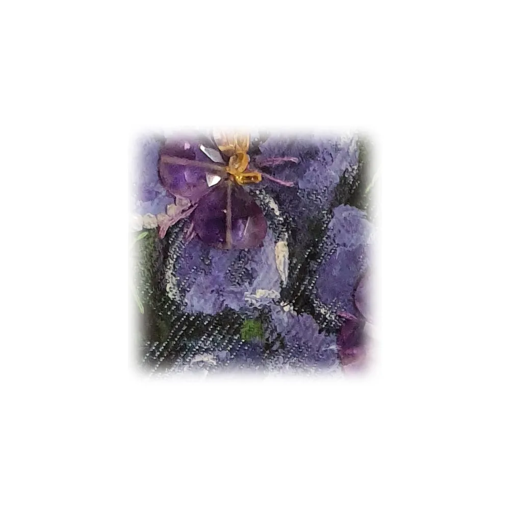Sofia Provera - Amethyst - Designer Jeans - Luxury Exclusive Collection - Haute Couture Made in Italy - High-Quality Luxury Dres