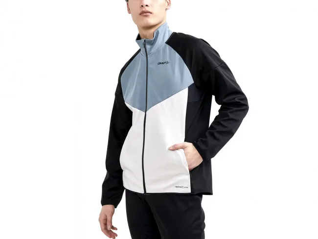 Winter Men's Cross-Country Ski Jacket 1909596 999613 Glide Block Black TROPPE
